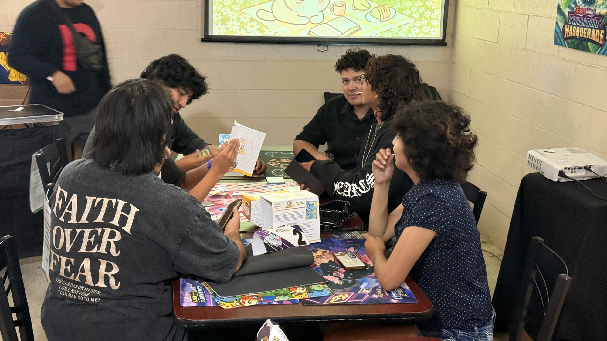 Players at the table at BD8